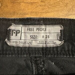 Free People Gray Corduroy pants size 28 w